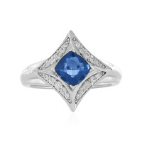 Bague en argent et Fluorite à couleur changeante
