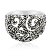 Bague en argent et Marcassite
