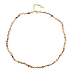 Collier en argent et Zircon jaune canari (Adela Silber)