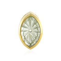 Pendentif en argent et Améthyste verte