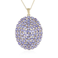Collier en argent et Tanzanite