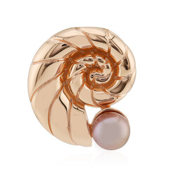Pendentif en argent et Perle Ming de couleur pourpre (TPC)