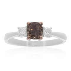 Bague en or et Diamant chocolat SI2 (CIRARI)