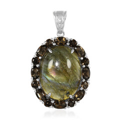Pendentif en argent et Labradorite