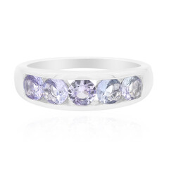 Bague en argent et Tanzanite non chauffée