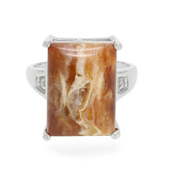 Bague en argent et Opale de Los Lobos