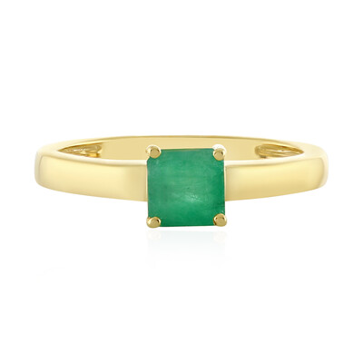 Bague en argent et Emeraude du Brésil