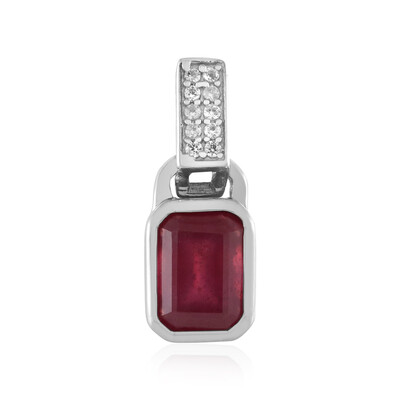 Pendentif en argent et Rubis de Bemainty