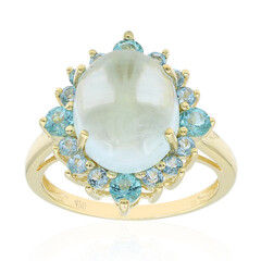 Bague en or et Aigue-marine