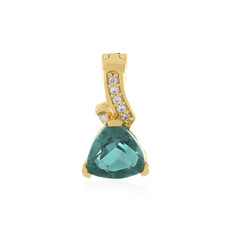 Pendentif en argent et Fluorite d'Esperanza