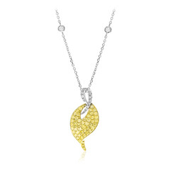 Collier en or et Diamant SI2 jaune (CIRARI)