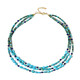 Collier en argent et Turquoise arizona (Riya)