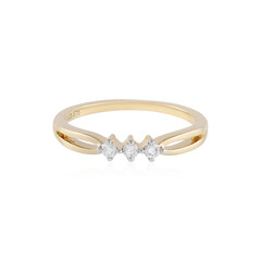 Bague en or et Diamant SI1 (H)