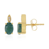 Boucles d'oreilles en argent et Grandidierite