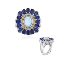 Bague en argent et Opale Welo (Dallas Prince Designs)