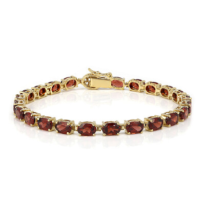 Bracelet en argent et Grenat du Mozambique