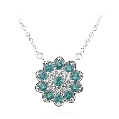 Collier en or et Emeraude de Zambie AAA (de Melo)