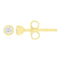 Boucles d'oreilles en argent et Diamant I1 (G)