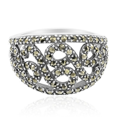 Bague en argent et Marcassite