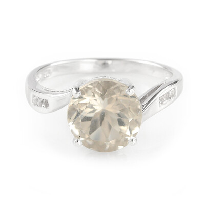 Bague en argent et Orthose