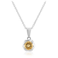Collier en argent et Citrine