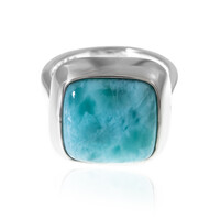 Bague en argent et Larimar