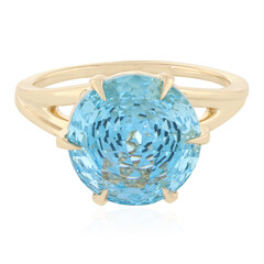 Bague en or et Topaze de Capri (PHANTASIA)