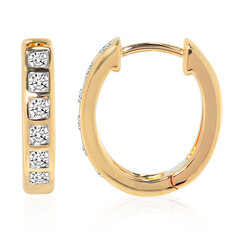 Boucles d'oreilles en or et Diamant IF (D)