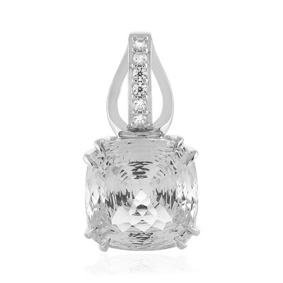 Pendentif en argent et Topaze blanc royal (PHANTASIA)
