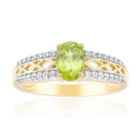 Bague en or et Sphène de Capelinha