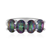 Bague en argent et Quartz mystique