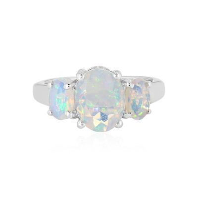 Bague en argent et Opale Welo