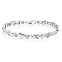 Bracelet en argent et Diamant I3 (I)