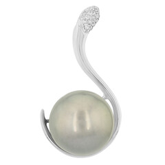 Pendentif en or et Perle de culture de Tahiti