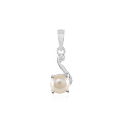 Pendentif en argent et Perle d'eau douce de couleur crème