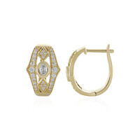 Boucles d'oreilles en or et Diamant SI1 (H) (de Melo)