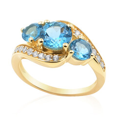 Bague en argent et Topaze de Marambaia