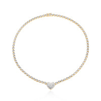 Collier en laiton et Diamant I3 (I) (Juwelo Style)