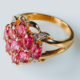 Bague en argent et Grenat de Malaya