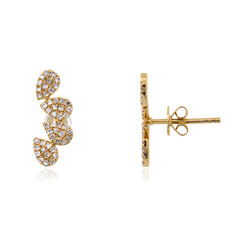 Boucles d'oreilles en or et Diamant SI (de Melo)