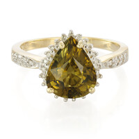 Bague en or et Tourmaline cuprifère