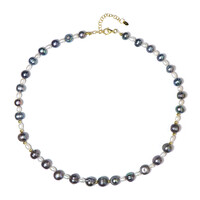 Collier en argent et Perle de Keshi mystique