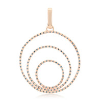 Pendentif en argent et Diamant fantaisie