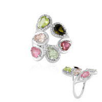 Bague en argent et Tourmaline