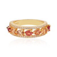 Bague en argent et Saphir