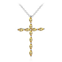 Collier en argent et Citrine