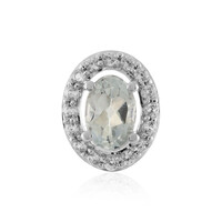 Pendentif en argent et Topaze blanche