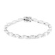 Bracelet en argent et Topaze blanche