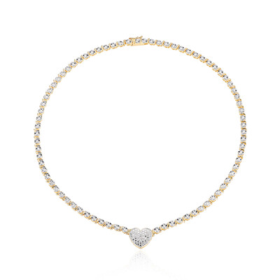 Collier en laiton et Diamant I3 (I) (Juwelo Style)
