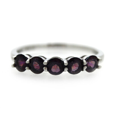 Bague en argent et Topaze raisin
